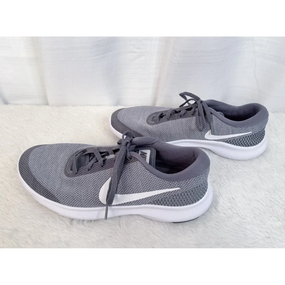 Nike Flex Experience RN 7 Shoes Womens Sz 8.5 Gray White Trainers Sneakers - Picture 5 of 9